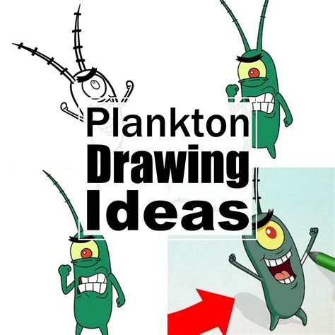 easy plankton drawing|how to draw plankton easy.